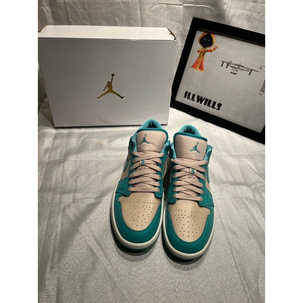 Air Jordan 1 Low Tropical Teal Size 10.5 Womens / 9 Mens DC0774-131